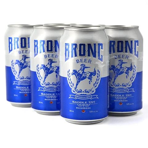 bronc beer 355 ml - 6 cans airdrie liquor delivery