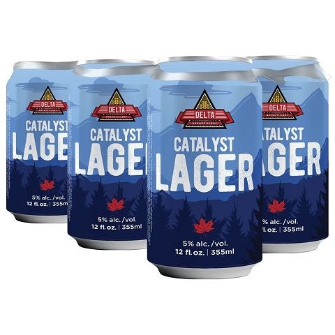  delta catalyst lager 355 ml - 6 cans airdrie liquor delivery 