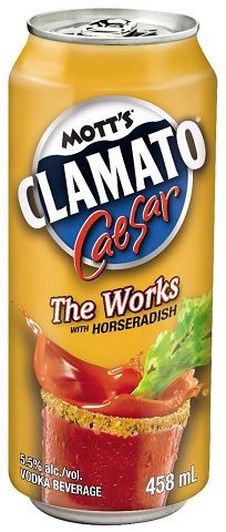 motts clamato caesar the work 458 ml single can airdrie liquor delivery