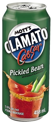 motts clamato pickled bean 458 ml single can airdrie liquor delivery