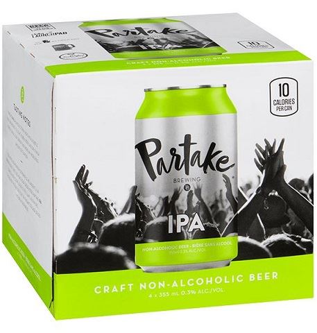  partake non-alcoholic ipa 355 ml - 4 cans airdrie liquor delivery 