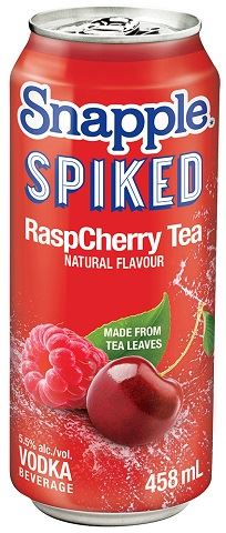 snapple spiked raspcherry tea 458 ml single can airdrie liquor delivery