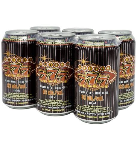 triple 777 strong beer 355 ml - 6 cans airdrie liquor delivery